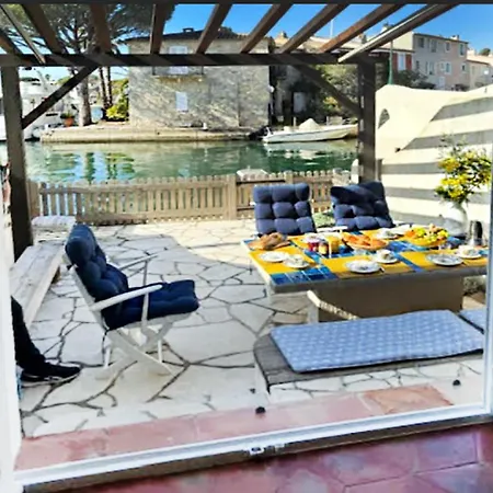 Hübsches Haus Direkt Am Wasser, St. Tropez 15 Min! Ferienhaus Grimaud